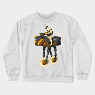 Vertical Motorcycle Crewneck Sweatshirt